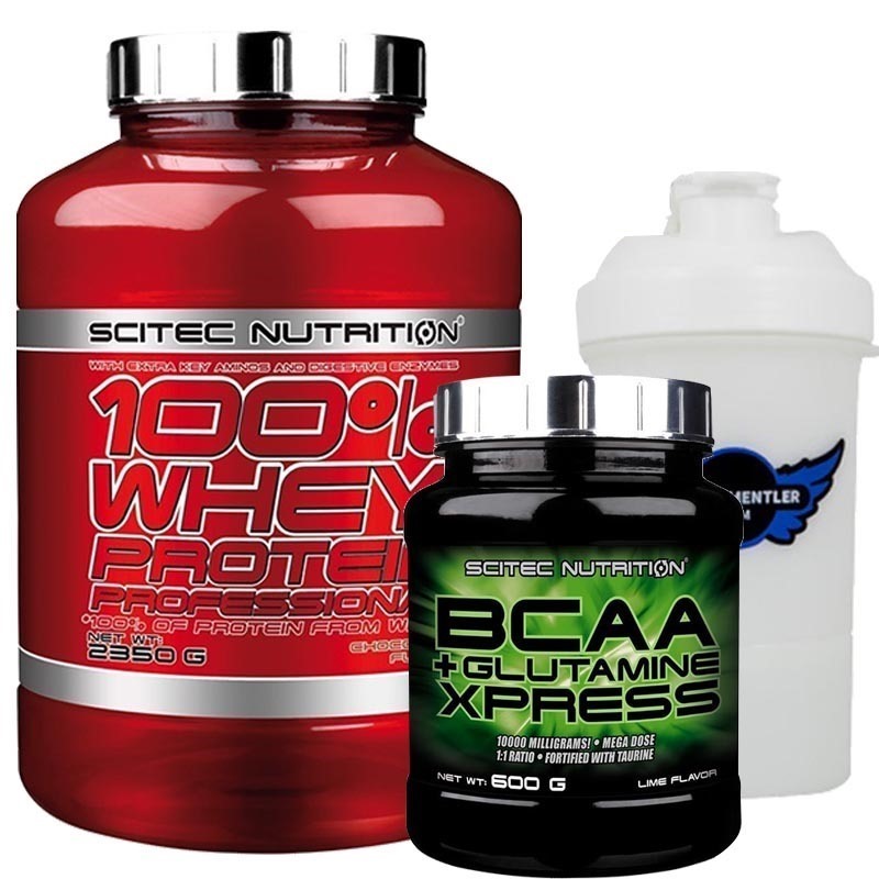 Scitec Whey Professional + BCAA Glutamine Xpress Kombinasyonu