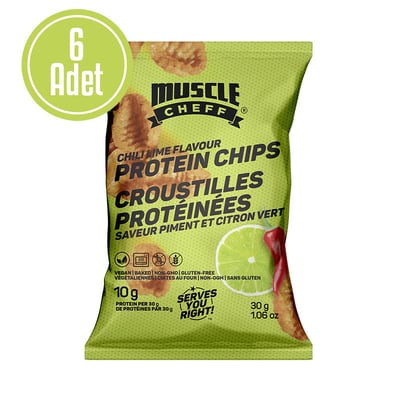Muscle Cheff Protein Chips 30 Gr 6 Adet