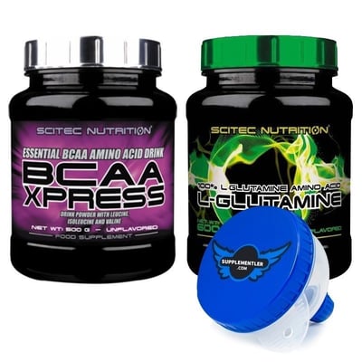 Scitec BCAA Xpress + LGlutamine Kombinasyonu Supplementler